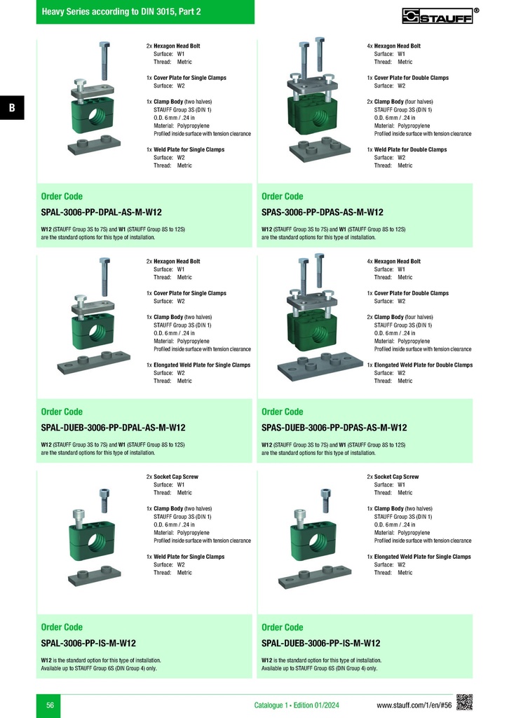 SSMMEC SERIE HEAVY ABRAZADERA 3/4"