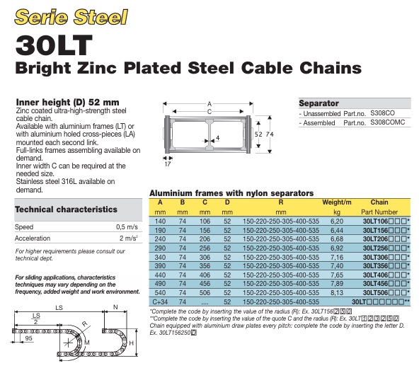 SSMMEC CADENA METALICA ZINC 2.66