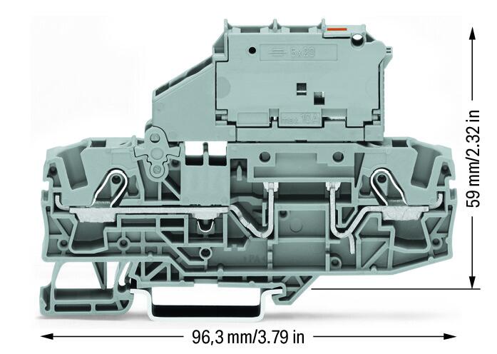 SSMELE-PFUS6-24V Clema Portafusible WAGO 2006-1611/1000-541