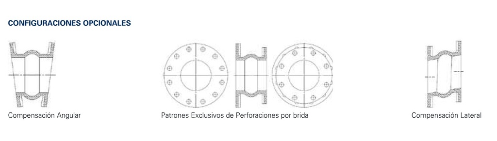 SSM ART Junta de expansión 2" 150#; Marca: Garlock; Estilo Guardian;  Tipo: 206 EZ-FLO