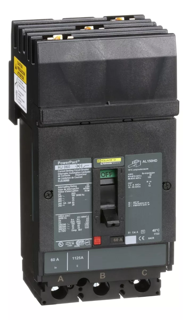 SSMELE-IPP-60A-SQD INTERRUPTOR POWERPACT HJA36060