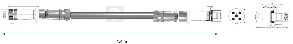 SSMELE CABLE ENSAMB 1.4-528647 PMC