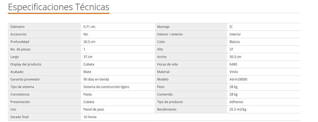SSMART COMPUESTO MULTIUSO PARA JUNTAS BLANCO DE 28 KG