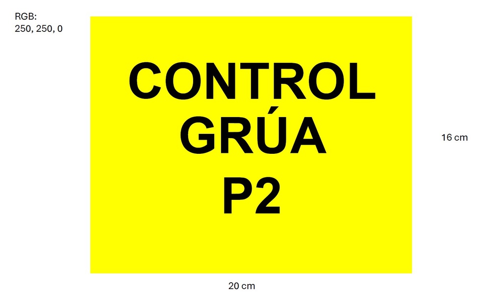SSMART KIT DE 3 CARTELES PERSONALIZADO GRÚA P2