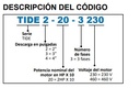 SSM ART BOMBA SUM. P/CONSTRUC. TIDE2 3HP 3F 230