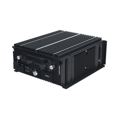 DVR Hibrido Móvil 1080p / 4 Canales TURBO + 8 Canales IP / Soporta 4G / WiFi / GPS / Sensor G / Soporta 2 Memorias SD / Alarmas I/O / Salida de Video | AE-MH0408(RJ45)