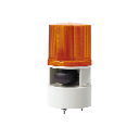 Luces de advertencia color Ámbar con sirena incorporada con 5 tonos máx. 105 dB en 12-24 VCD | S125DML-WS-012024-A