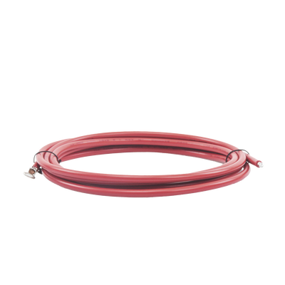 Cable para Controlador 3.0 m, Rojo, Calibre 8 AWG con Terminal de Ojo en un Extremo | CBL-8AWG-3R