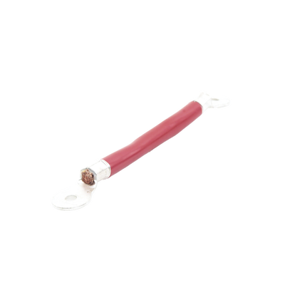 Cable para Baterías, 0.2 m, rojo, Calibre 2 AWG con Terminales de Ojo en Ambos Extremos | CBL-AWG2-0.2R