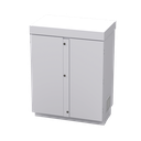Gabinete de Lámina Galvanizada para  Baterías (Hasta 12 Baterías PL110D12) y Equipo de Comunicación. | EFCB091206W