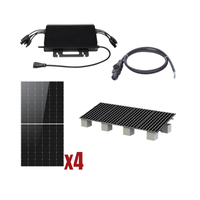 Kit Solar Interconexion  / 2kW  220Vca / Microinversores HOYMILES / Montaje Incluido | HMS2000KIT1
