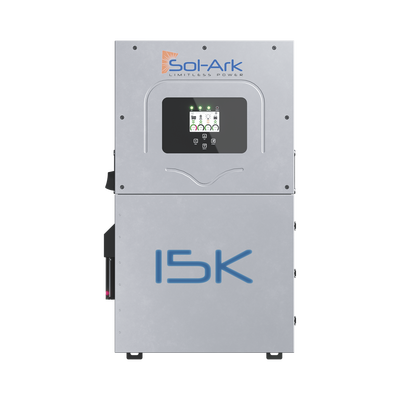 Inversor Hibrido SOL-ARK, 15 Kw, 220 Vcc, Fase Dividida,  WIFI incluido, IP65, Entrada de Baterías a 48 Vcc | 15K2P