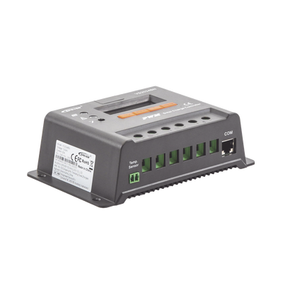 Controlador Solar de Carga y Descarga PWM 12/24V 20A con Display, Parámetros Configurables | VS-2024-BN