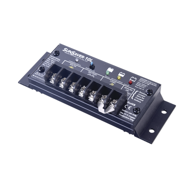 Controlador de Carga Solar SunSaver PWM 10 A / 12 VCC / Encapsulado Epóxico / Clase 1 Div 2 / Compensación de Temperatura | SS-10L-12V