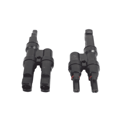 Conector  MC-4 Doble para Módulos Fotovoltaicos. Tipo 2T | FC42T