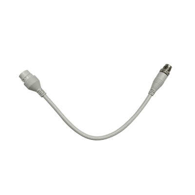 Conector RJ45 a M12 D4 Macho / Cumple con RoHS / Temperatura de Operación -15 a 80°C / Cable 200±10mm / 4-Pin | AE-MC1043-0.2