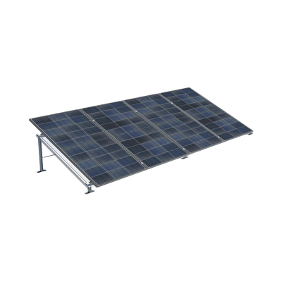 Montaje de piso de Alta Resistencia para Instalación de 4 Paneles Solares de hasta 1300 x 2400 mm (Revisar módulos compatibles) | EFSM1324GR