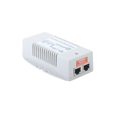 Inyector POE para Aplicación Solar, Entrada 18-36 Vcc, Salida en 56 Vcc, 802.3 af/at, 10/100/1000 Mbps, Hasta 35 Watts | TP2448GDHP