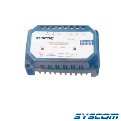 Tempocontrolador para Sistemas Fotovoltáicos 12 Vcc., 20 A. | SCT120MC