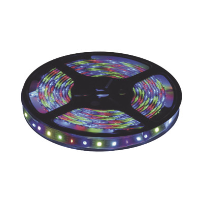 Tira Led  Multicolor de 5 m / Uso Interior / Potencia 22 W / 900 lm/ 12 V CD / IP 20 / Necesario transformador (no incluido) | JLTL-5050-IP20-RGB