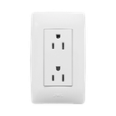Contacto Dúplex de 127 V~60 Hz 15 A / Color Blanco. | JTL-B72-24