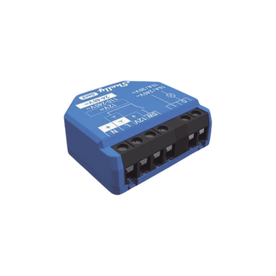 Relevador inalámbrico inteligente 16A, 110-230 V, 1  salida de contacto seco, compatible con asistente de voz Alexa, Google Home | SHELLY1GEN3