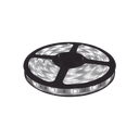 Tira Led de 5 m / Color Blanco / Uso Exterior / Potencia 15 W / 420 lm/ 12 V CD / IP 65. | JLTL-3528-IP65-B