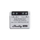 Mini Medidor de consumo inteligente con Wi-Fi, 1 canal 16A, compatible con asistentes de voz Alexa y GoogleHome | SHELLYPMMINIGEN3