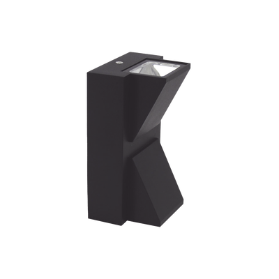 Lámpara Arbotante 6 W 330 lm / Dimensiones 141 x 80 mm / 85 - 265 Vca~ 50/60Hz / Luz Cálida 2 700 K / Uso en exterior IP 54. | JPAA-0605