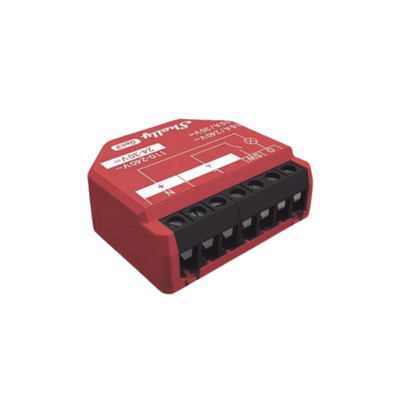 Relevador inalámbrico inteligente 16A, 110-230 V, medición de consumo, compatible con asistente de voz Alexa, Google Home | SHELLY1PMGEN3