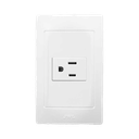 Contacto Sencillo de 127 V~60 HZ 15 A/ Color Blanco. | JTL-B72-22