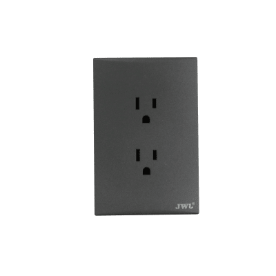 Placa con 2 Toma  Corriente Duplex 2P Y T 10 - 15 A 127 V 60 Hz | JTL-G7724