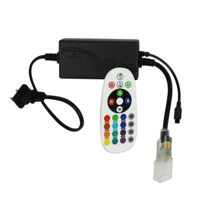 Adaptador de Corriente con Control de Funciones Remoto para Manguera Neón LED RGB JUML-5050-03. | JLPM-10