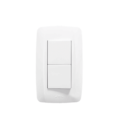 Apagador Escalera Doble de 10 A/ 127 V CA ~ 60 Hz / 1 1/2 Módulos / Color Blanco. | JTL-C7306