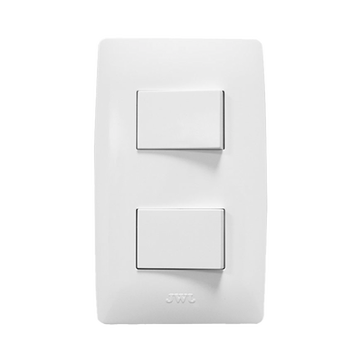 Apagador Doble de 127 V~60 Hz 10 A/ Color Blanco. | JTL-B72-39