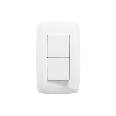 Apagador Duplex de 10 A / 127 V CA ~60 HZ  / Color Blanco. | JTL-B72-05