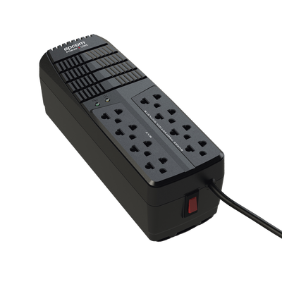 Regulador de Voltaje 1000 VA-500 W /  4 Contactos con AVR / 4 Contactos con Supresor de Picos / Protección RJ11 | EPL1000AVR