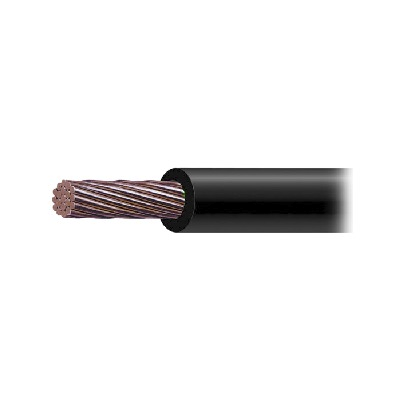 Cable Eléctrico de Cobre Recubierto THW-LS Calibre 2/0 AWG 19 Hilos Color Negro (100 metros). | SLY-346-BLK/100