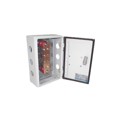 Barra de Unión y Distribución de Hilos Tierra Física con Gabinete de 1000 Amperes de Capacidad. | TG-BUE-10