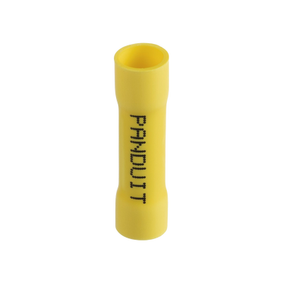 Conector de Empalme a Tope, Para Cables de 12 a 10 AWG, De Vinilo Aislado, Color Amarillo, Paquete de 25 Piezas | ESV10BX-Q