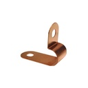 Abrazadera de Cobre para Fijar Cable a la Pared. | TG-ACP