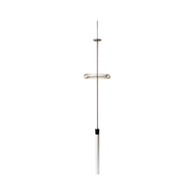Pararrayos Dipolo Corona / Acero Inoxidable / Radio Protección 72° / 1.7 m (5.6 ft) / NMX-J-549 / NOM-001-SEDE | LP-DIPOLO-INOX