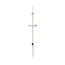 Pararrayos Dipolo Corona / Acero Inoxidable / Radio Protección 72° / 1.7 m (5.6 ft) / NMX-J-549 / NOM-001-SEDE | LP-DIPOLO-INOX