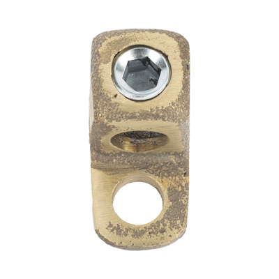 Conector Bornes 1/2" / Cable 1/0 AWG-250 MCM / Bronce 100% / Baja Resistencia / Sin Soldadura Exotérmica | LP-CB-250