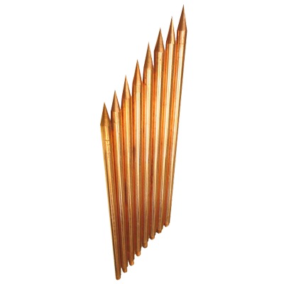 Varilla de Acero con Recubrimiento de Cobre Diámetro 5/8" de 1 m de Largo | TG-VAR-1058