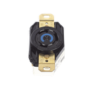 Receptáculo de Media Vuelta Industrial 30 A 250 V CA 2 Polos 3 Hilos (Nema L6-30R) Color Negro. | HUB-HBL-2620