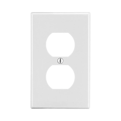 Tapa para Contacto Dúplex Color Blanco. | HUB-P8W