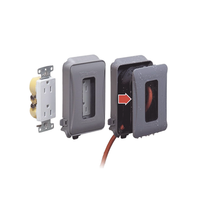 Cubierta Impermeable/ 1 Unidad/ Horizontal-Vertical/ Servicio Pesado/ Expandible/ Color Gris. | HUB-ML500G