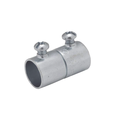 Cople de 3/4" (19 mm) para Pared Delgada con Tornillo. | HUB-2023