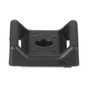 Sujetador Para Cable, con Adhesivo, 28.5 x 28.5 mm (1.12 in x 1.12 in), Color Negro, Paquete de 100pz | ABMT-A-C20